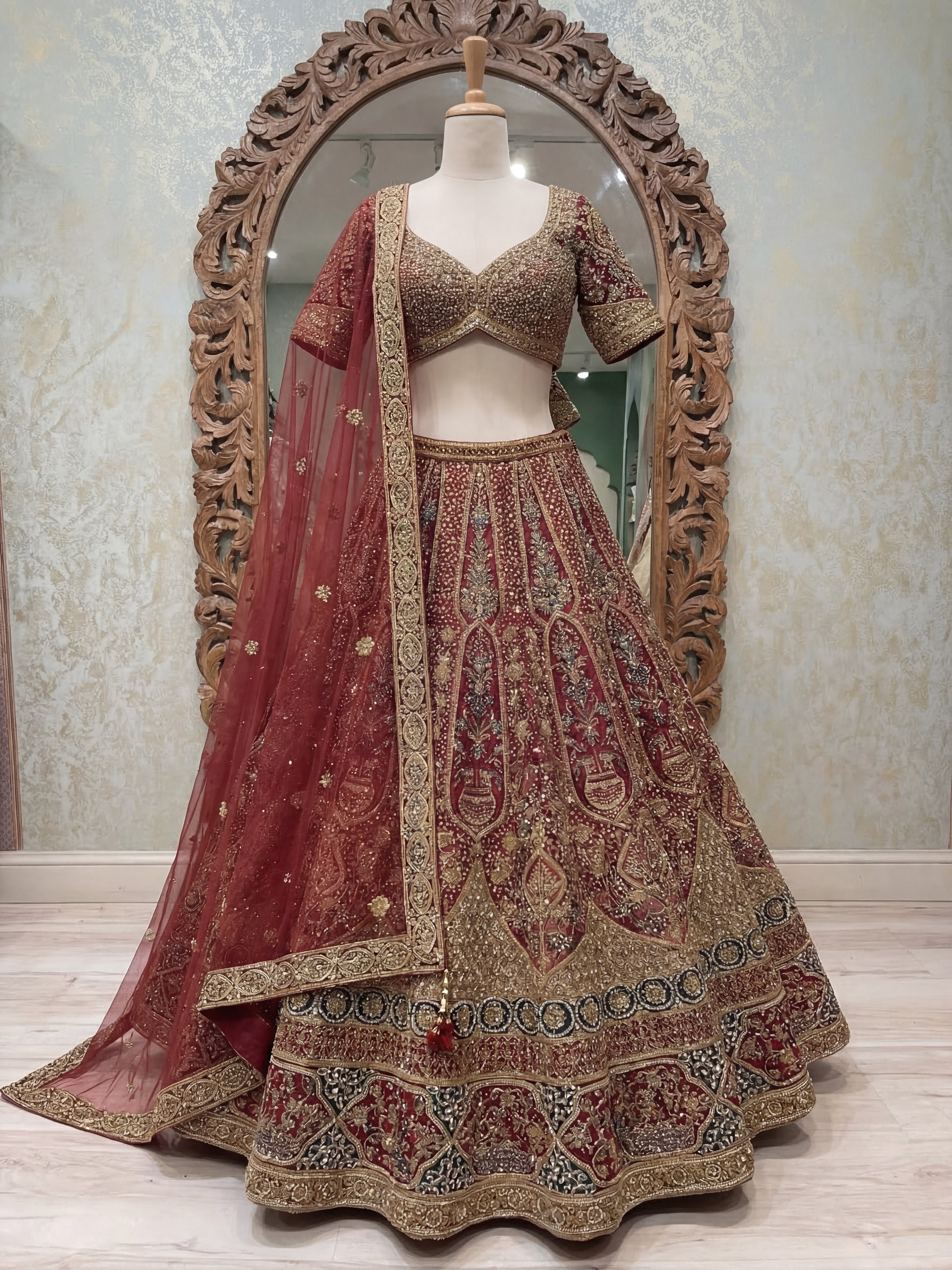 Malharini Lehenga - Khajana Boutique | Indian Bridal Wear Iselin NJ