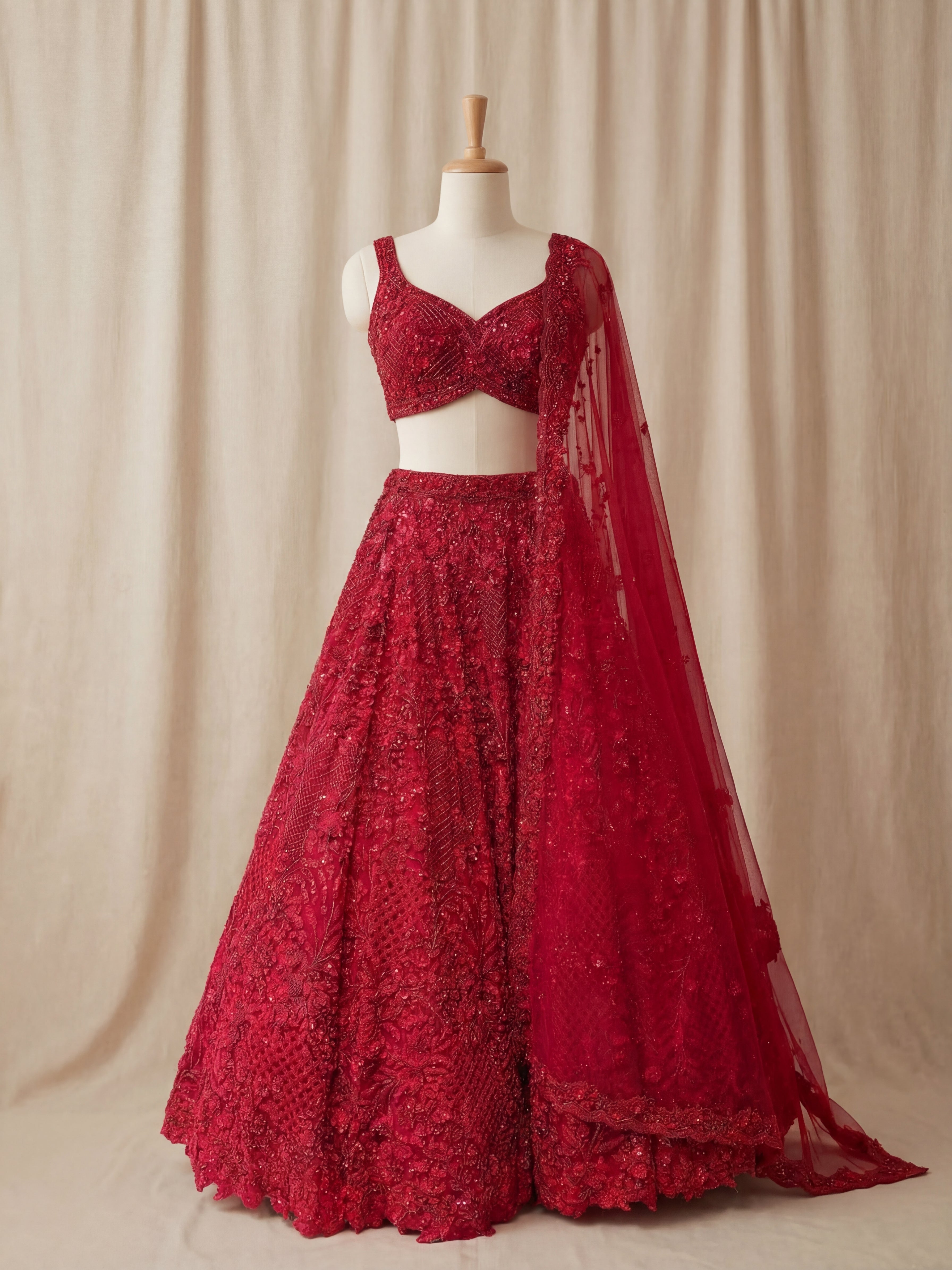 Malika-e-Noor Lehenga - Khajana Boutique | Indian Bridal Wear Iselin NJ