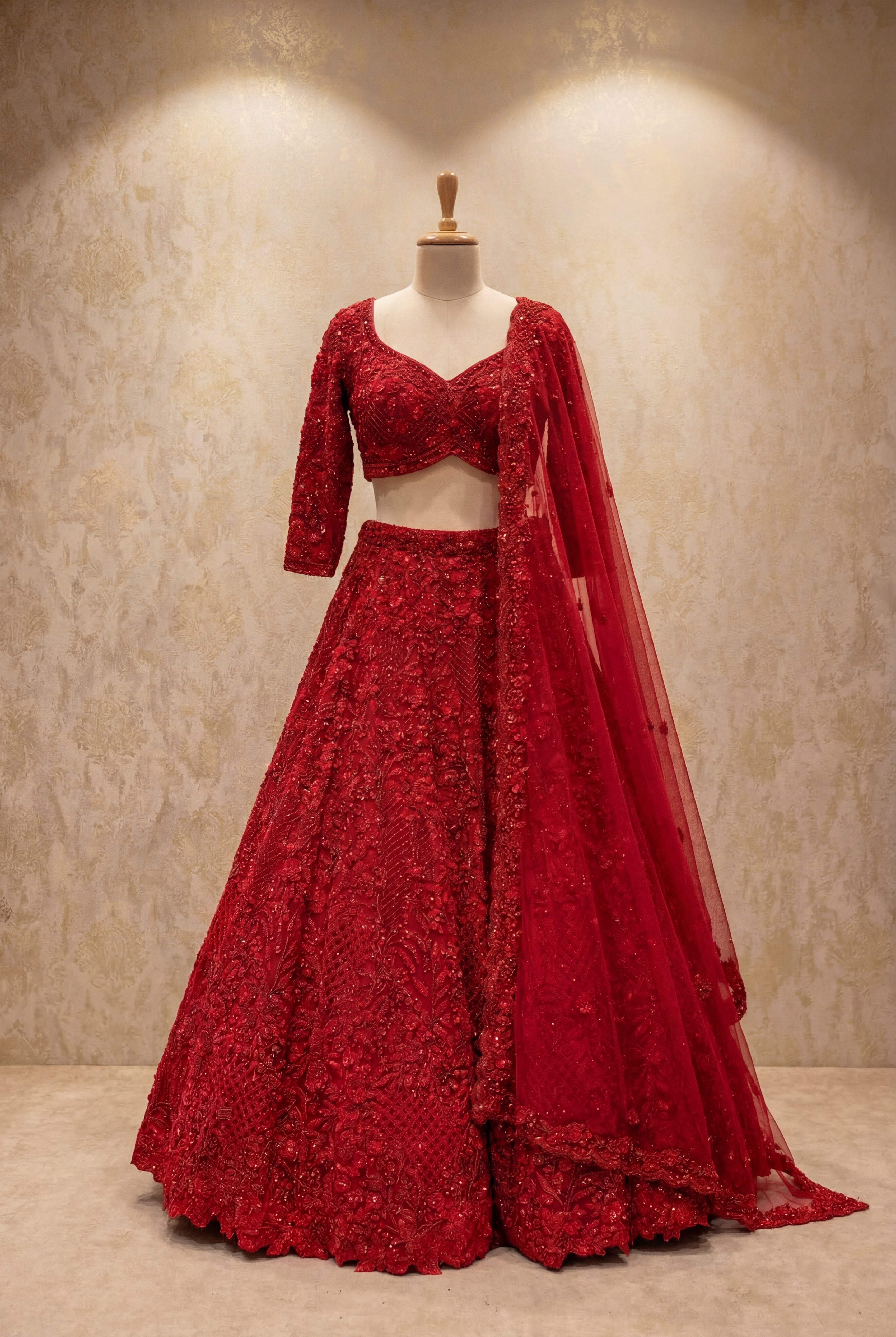 Malika-e-Noor Lehenga - Khajana Boutique | Indian Bridal Wear Iselin NJ